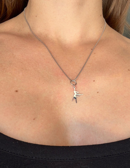 Gemini Charm Silver