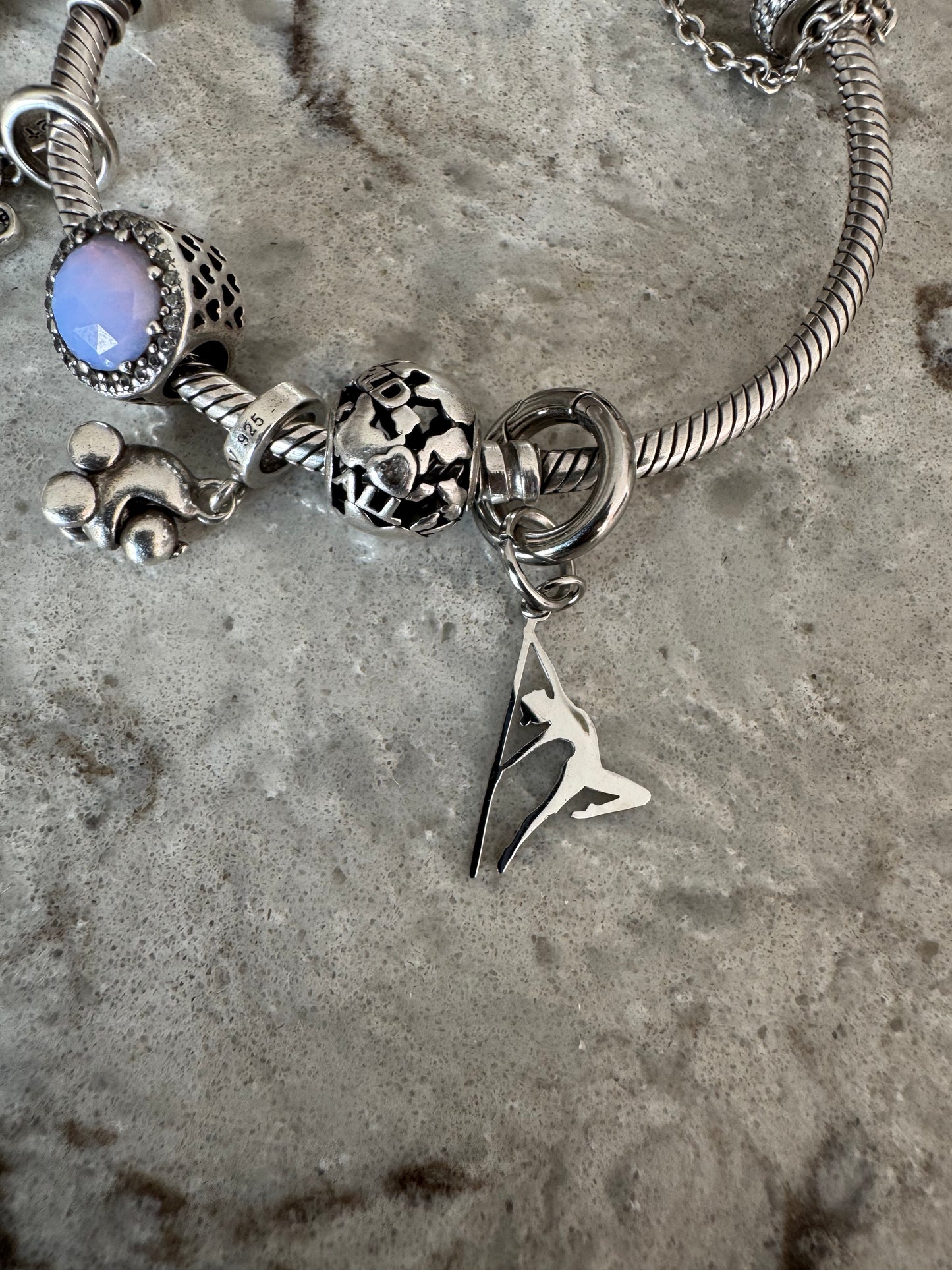 Hangman Charm Silver