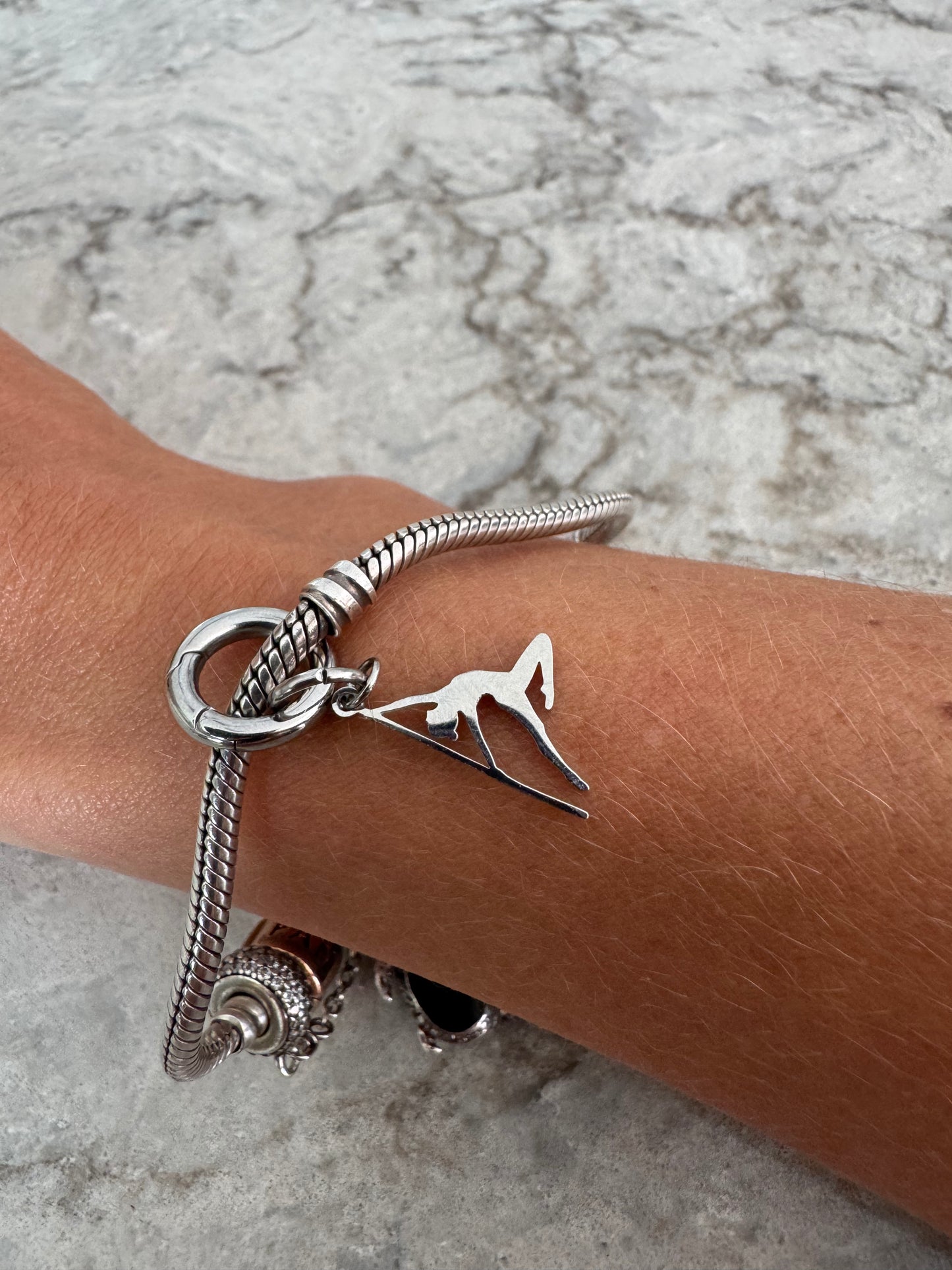 Hangman Charm Silver